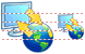 PC-Web synchronization icon PC-Web synchronization icons